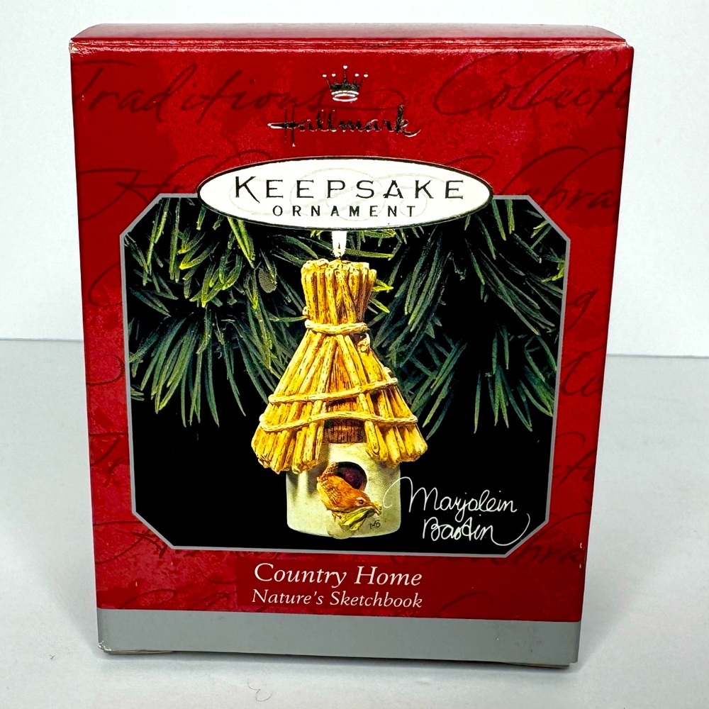Hallmark Keepsake Ornament Marjolein Bastin Natures Sketchbook Country Home Bird